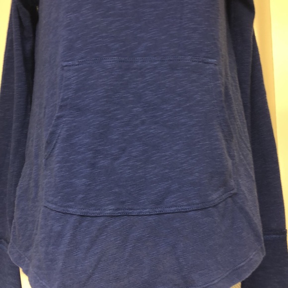 ROXY Weekend Escape 2 Dark Blue Hoodie Pocket Drawstring Lightweight Soft XS - Picture 10 of 15